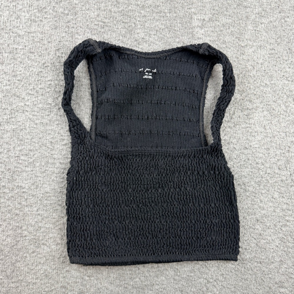 Out From Under Urban Outfitters Women's M/L Black Smocked Tank Top